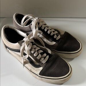Vans Black and White Old Skool Sneakers